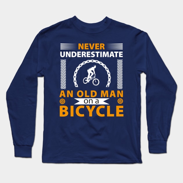 Bicycle. Grandparents Day Long Sleeve T-Shirt by CatCoconut-Art